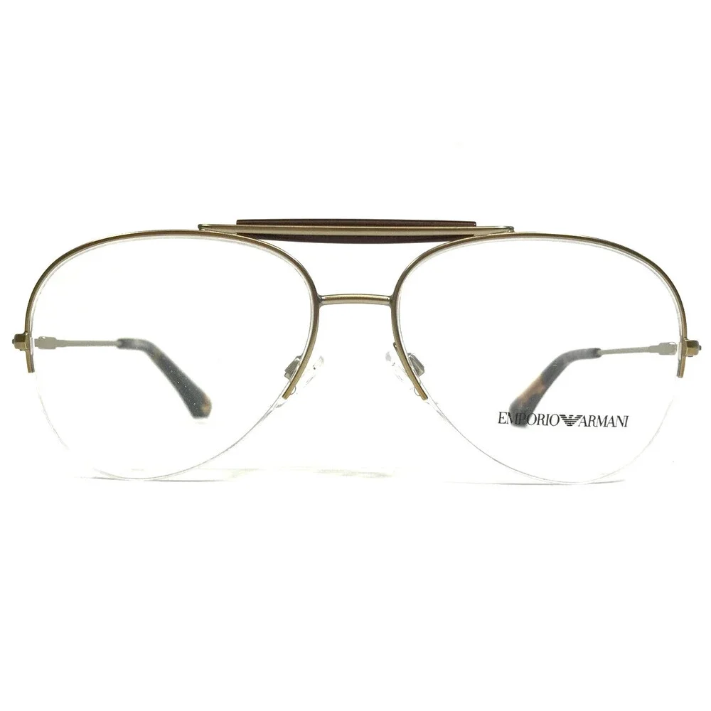 Emporio Armani Eyeglasses Frames EA1020 3002 Matte Pale Gold 55-15-140